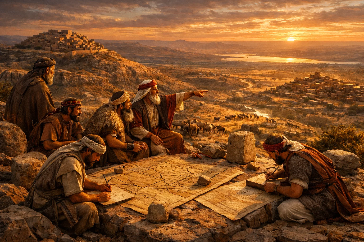 The Allotment of Reuben and Gad