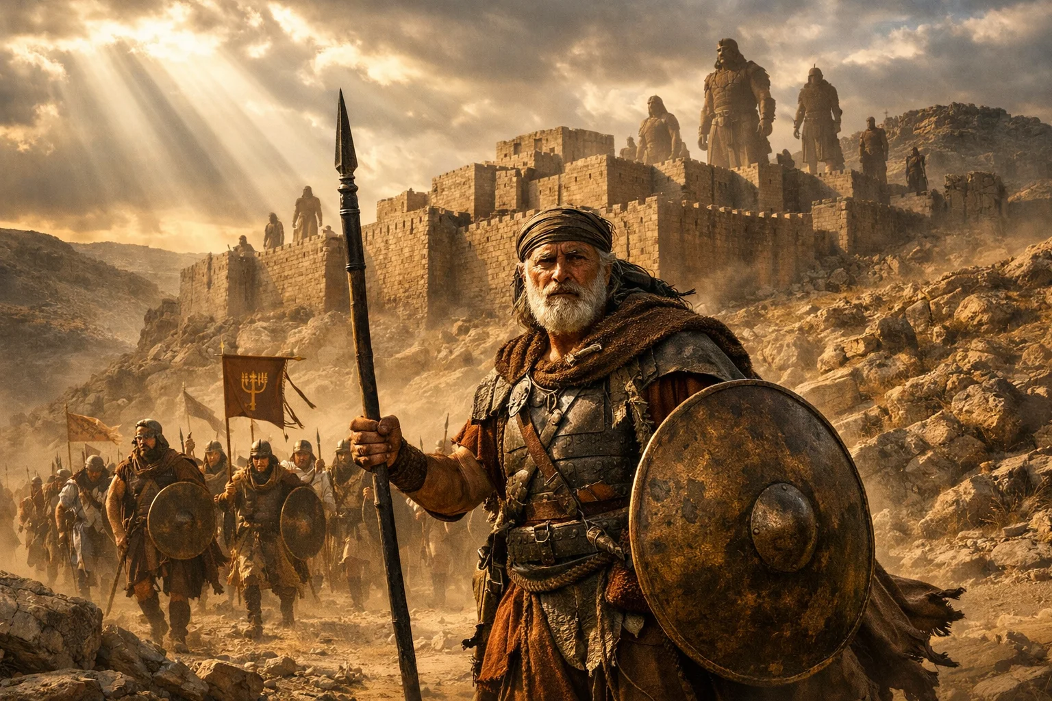 Caleb Drives Out the Anakites