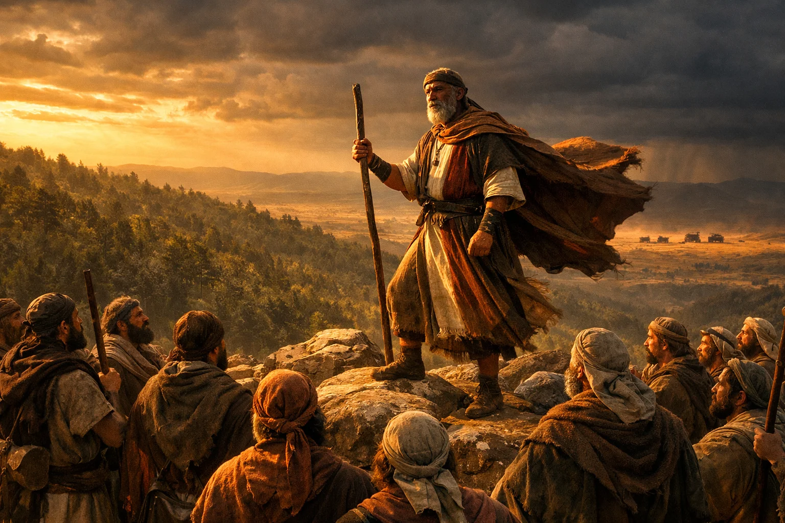 Joshua Calls Joseph’s Tribes to Courage