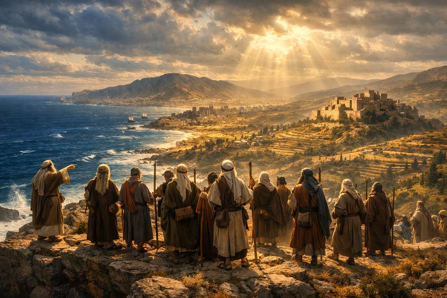 Asher and Naphtali by Sea and Fortified Towns