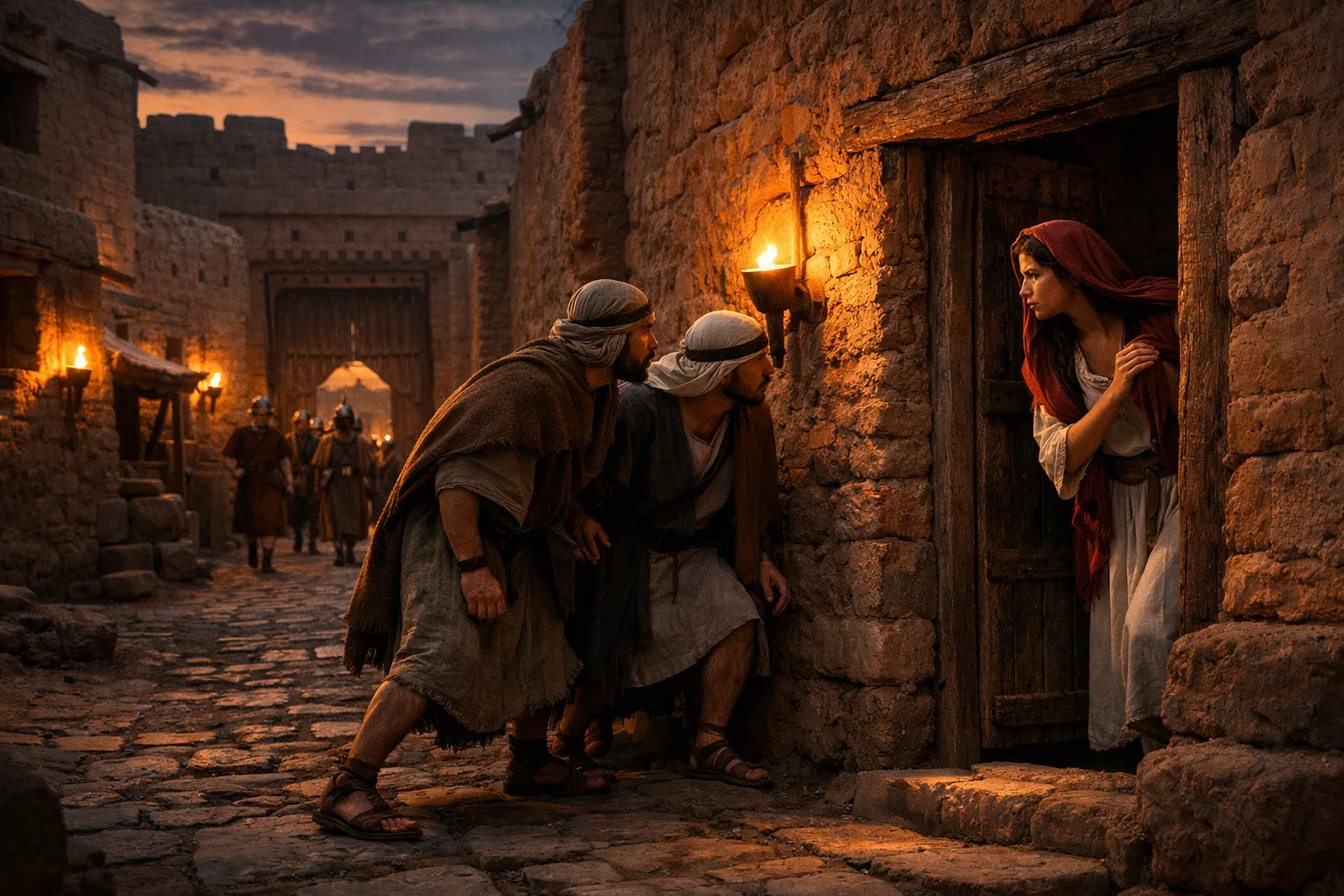 The Spies Enter Rahab’s House