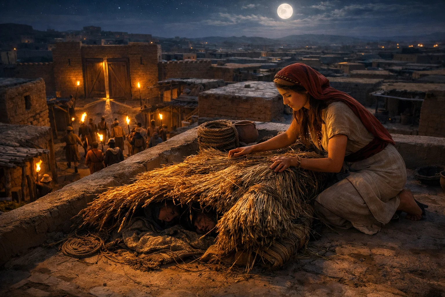 Hidden Beneath the Flax