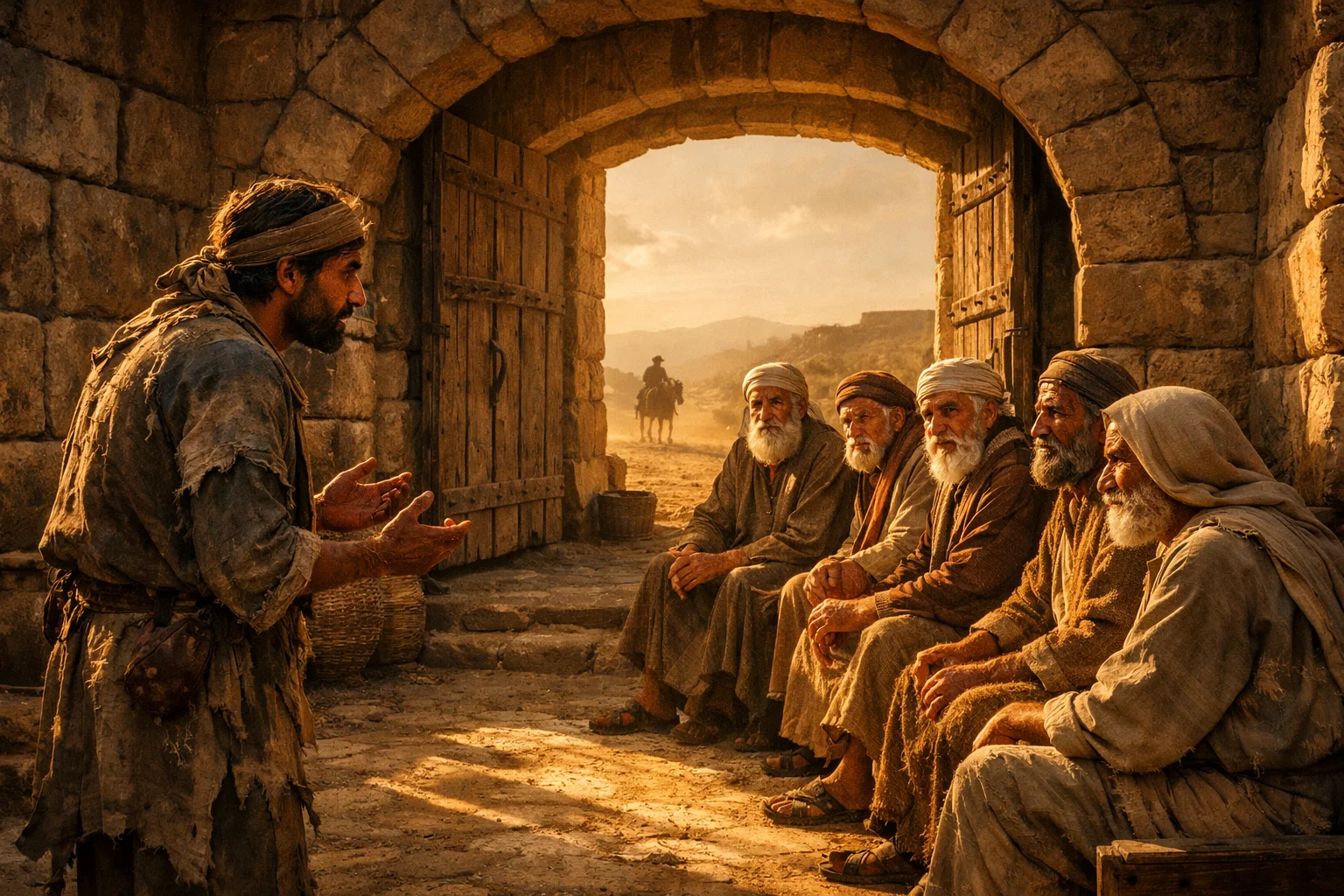 The Fugitive at the City Gate