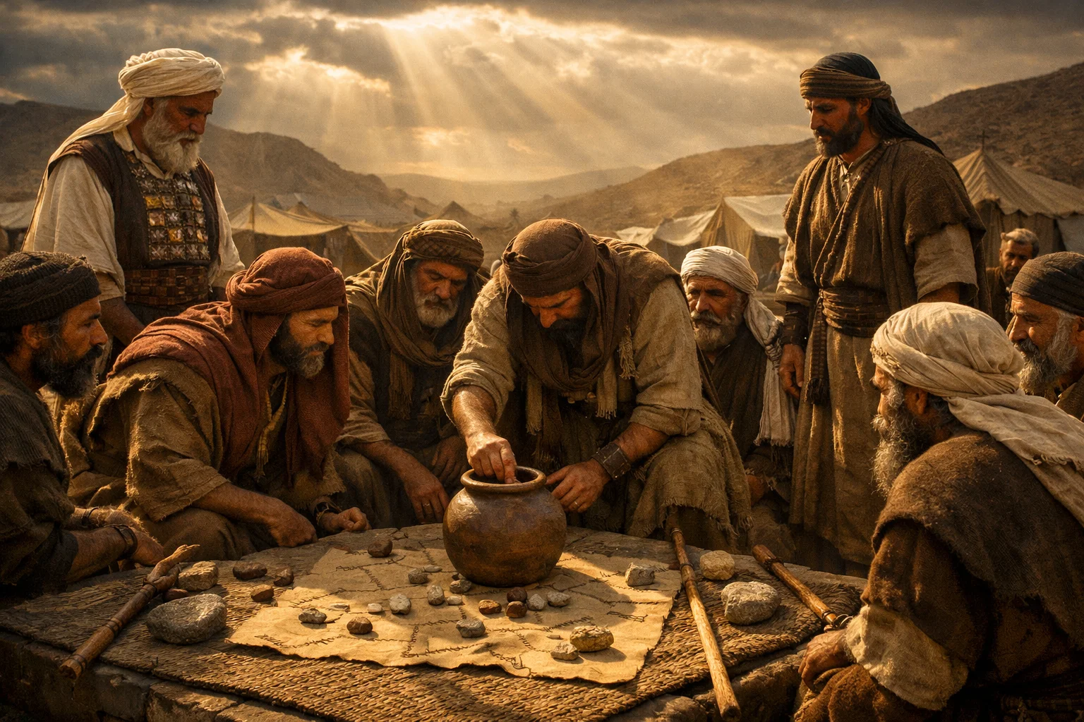 The Sacred Lots Are Cast