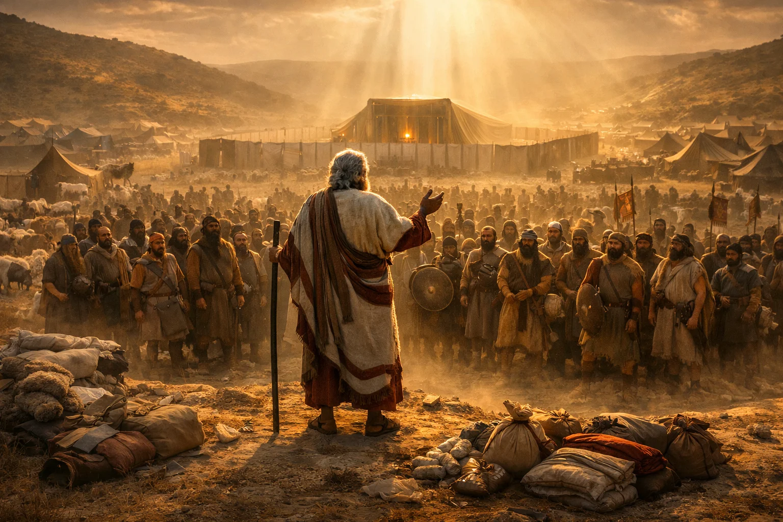 Joshua Sends the Eastern Tribes Home