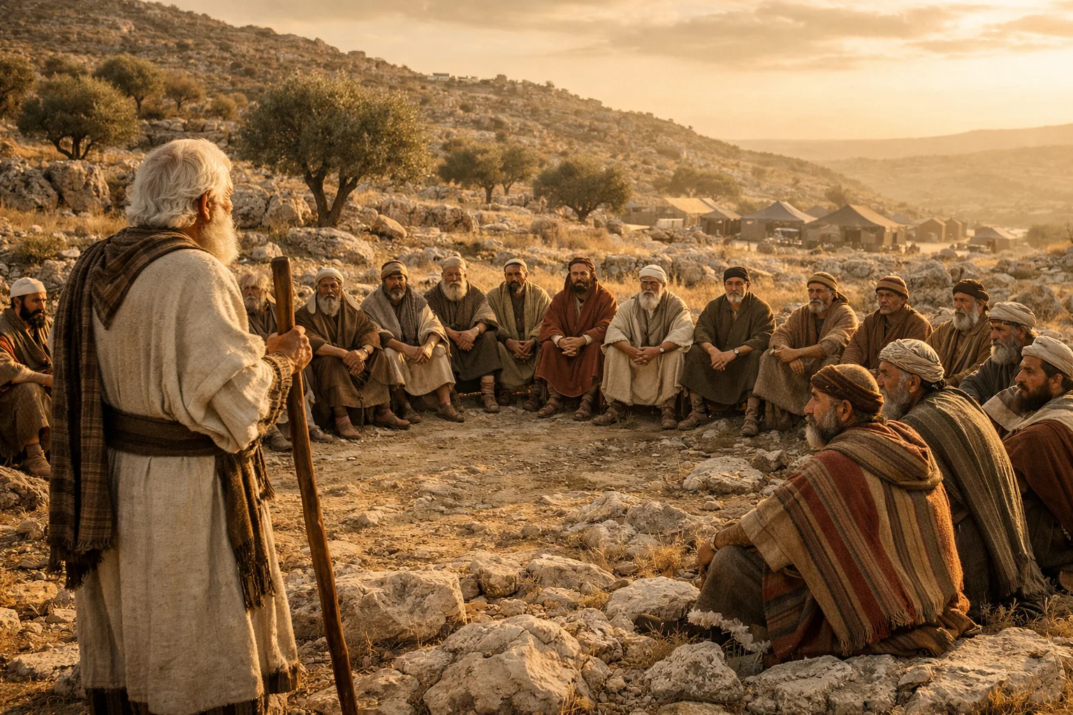 Joshua Summons the Leaders