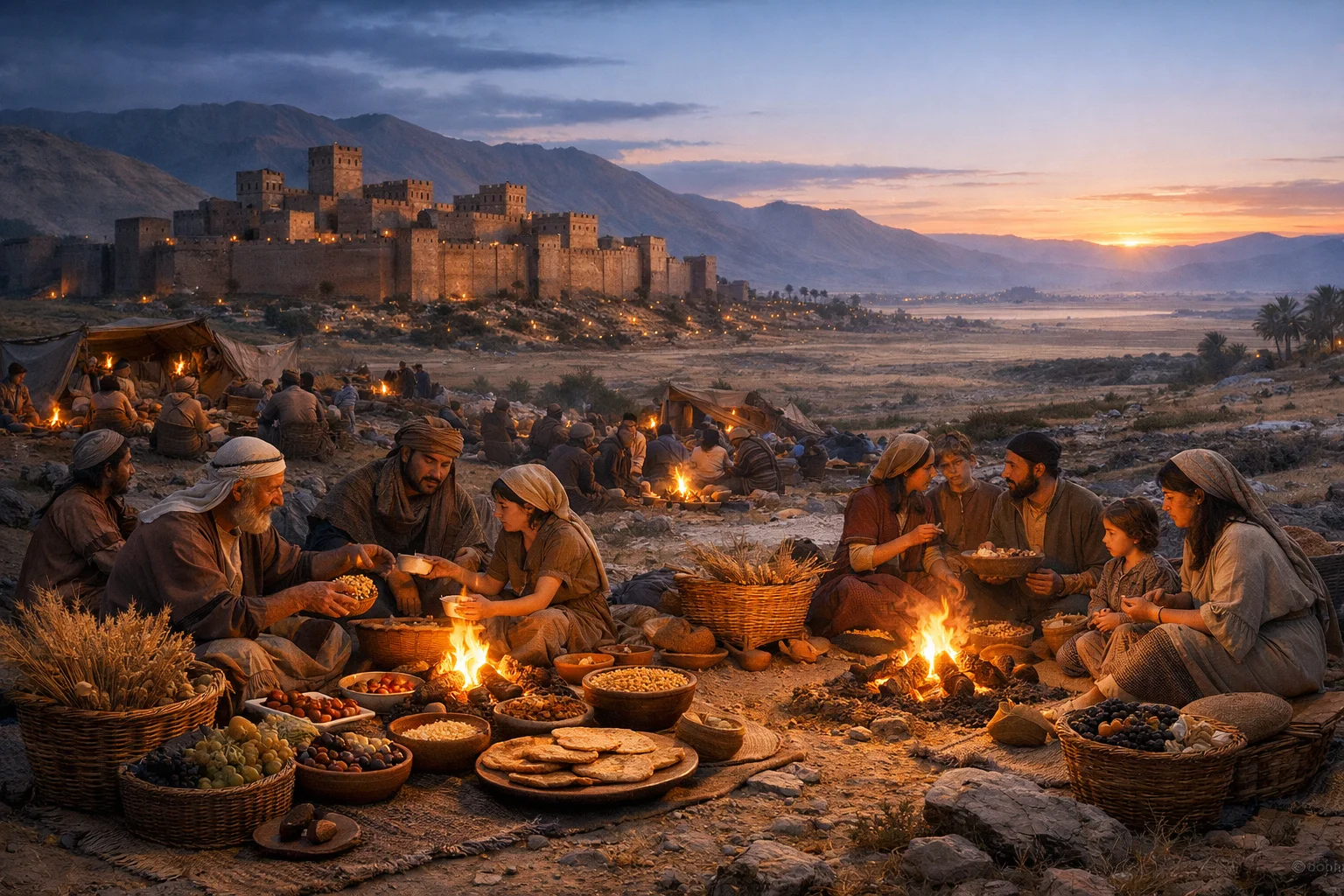 Passover and the First Harvest of Canaan