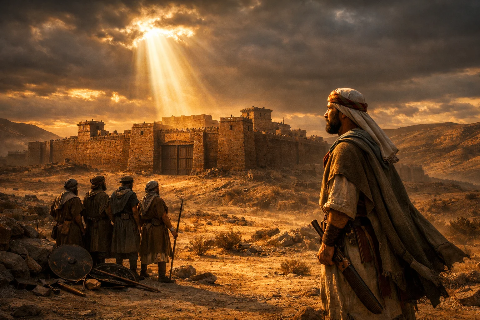 Jericho Shut Tight Before Israel