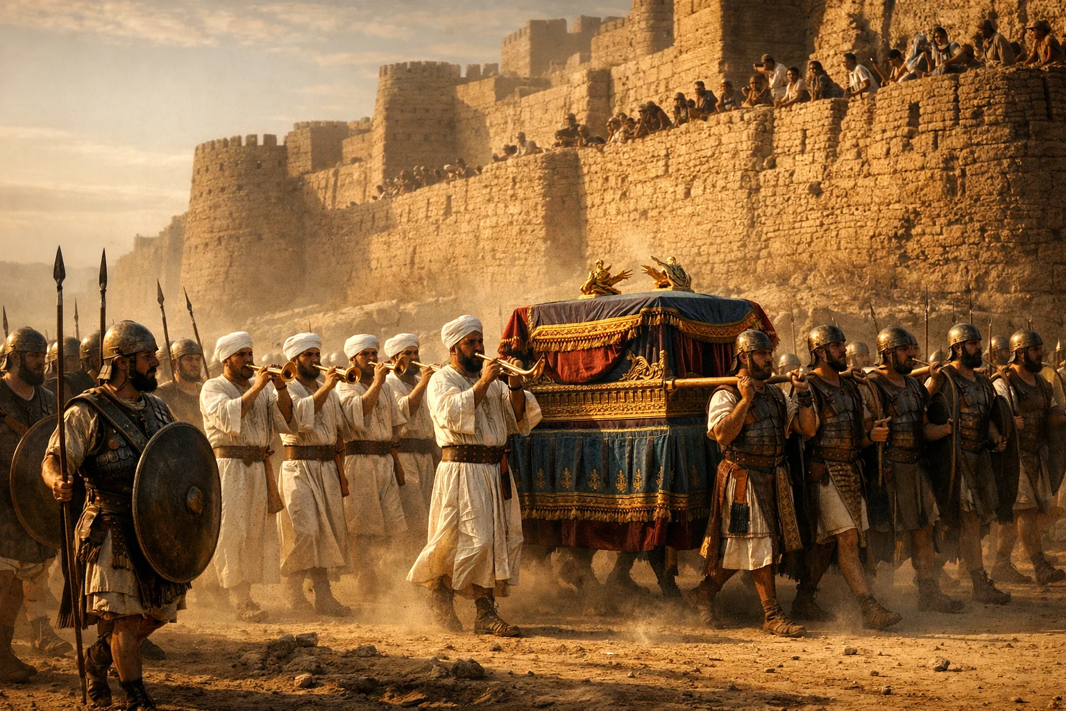 The Silent Procession Around the City