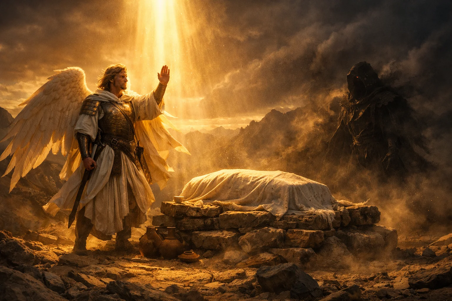 Michael Rebukes the Adversary