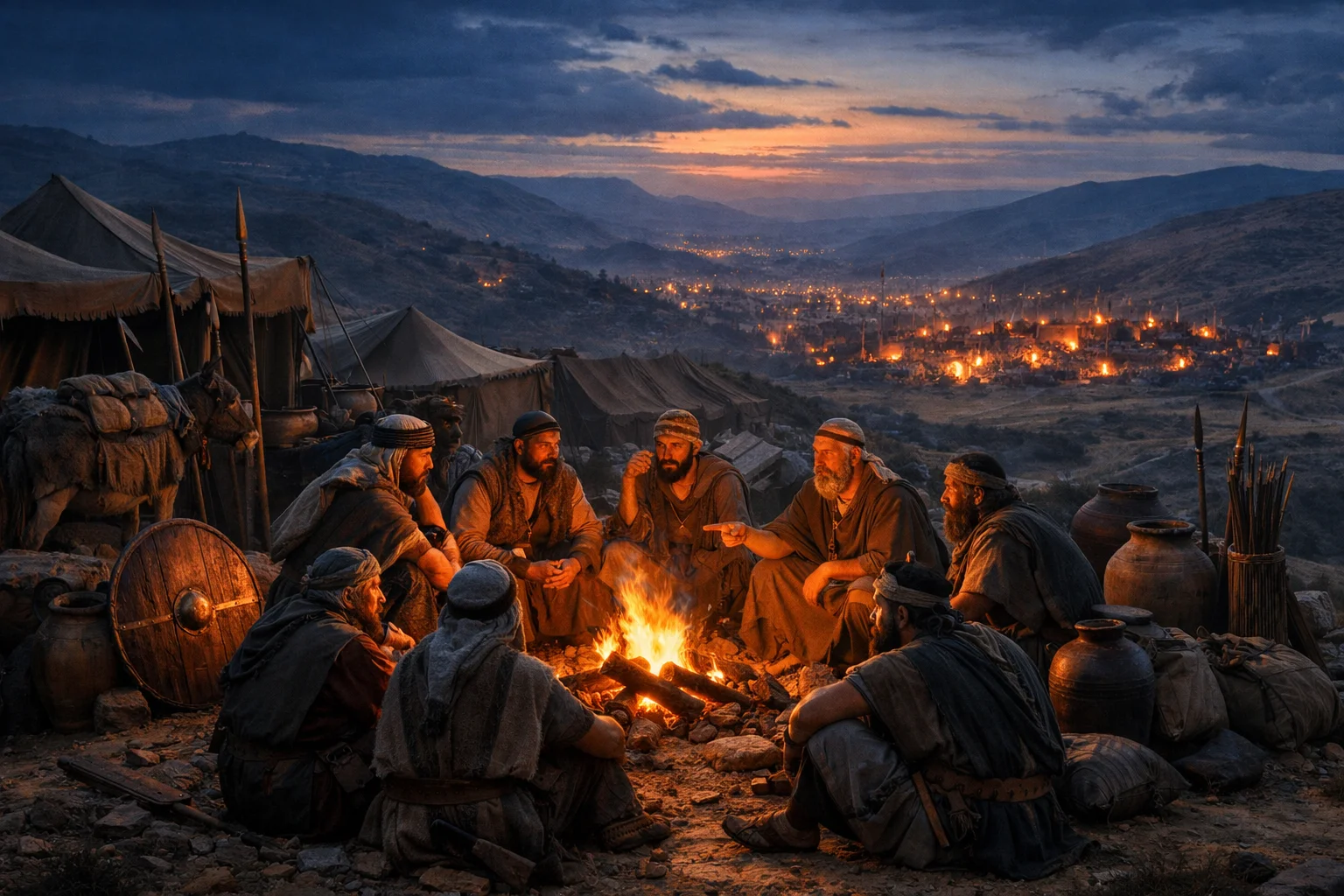 The Camps at Gilead and Mizpah