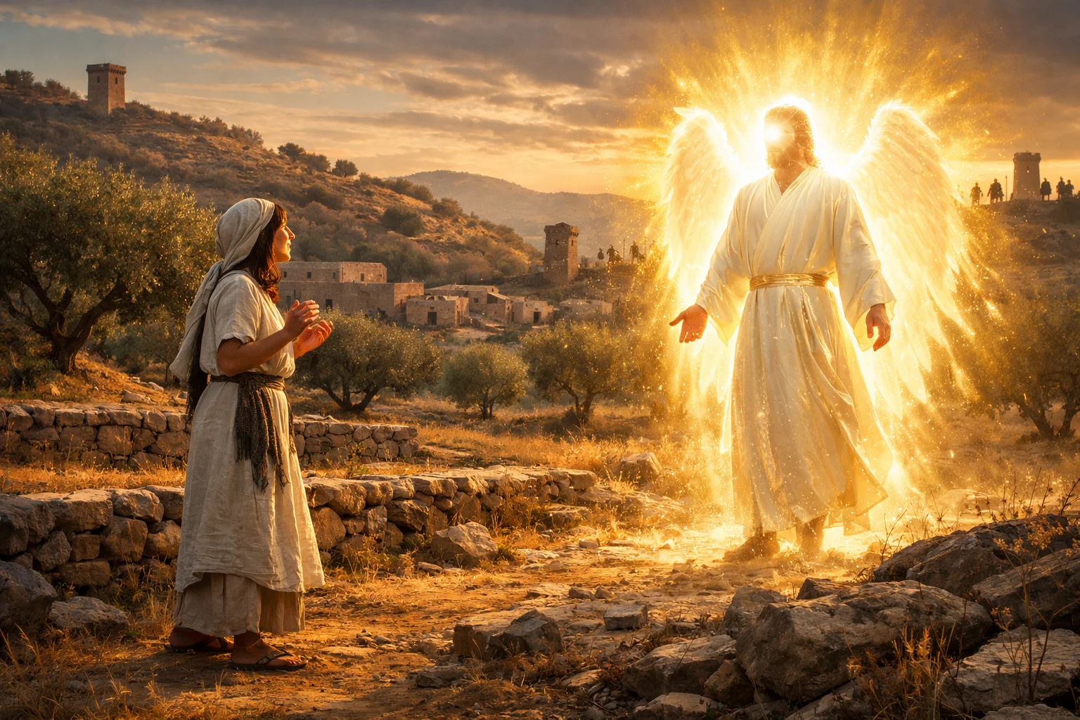 The Angel Appears to the Barren Woman