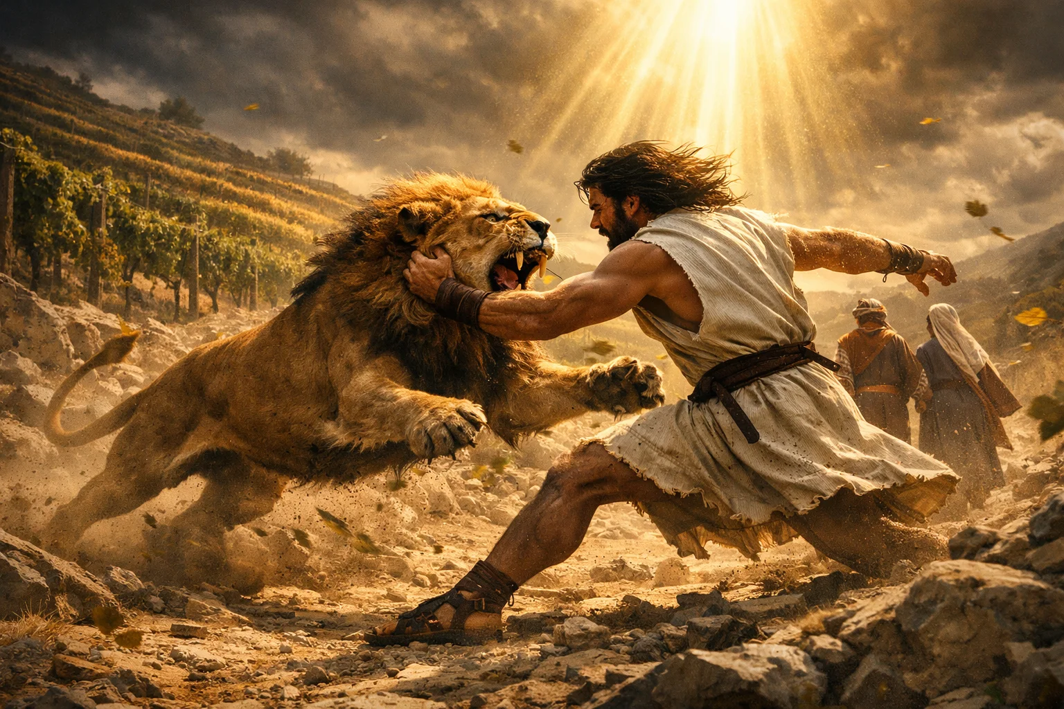 The Lion at the Vineyards