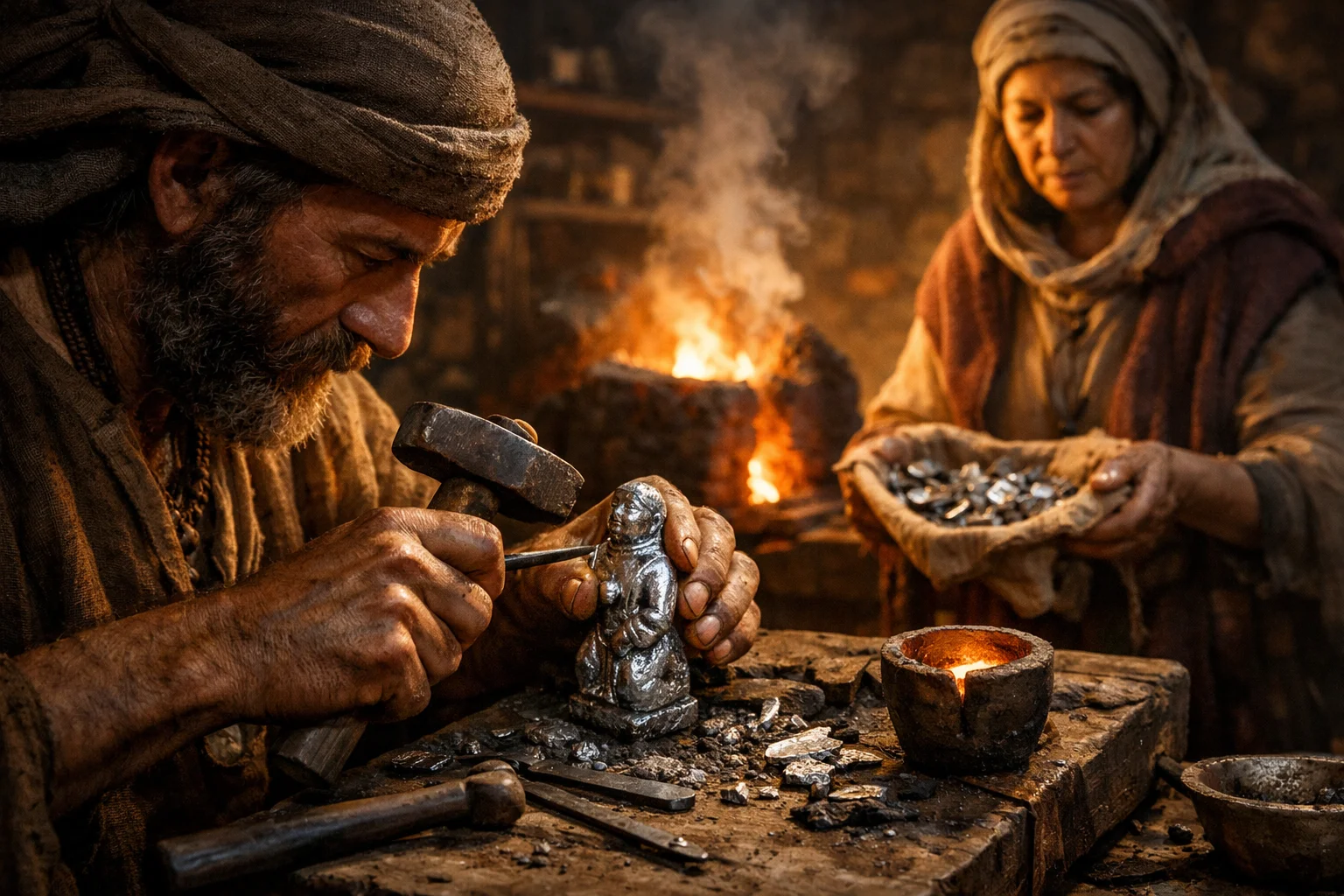 Silver Consecrated for an Idol