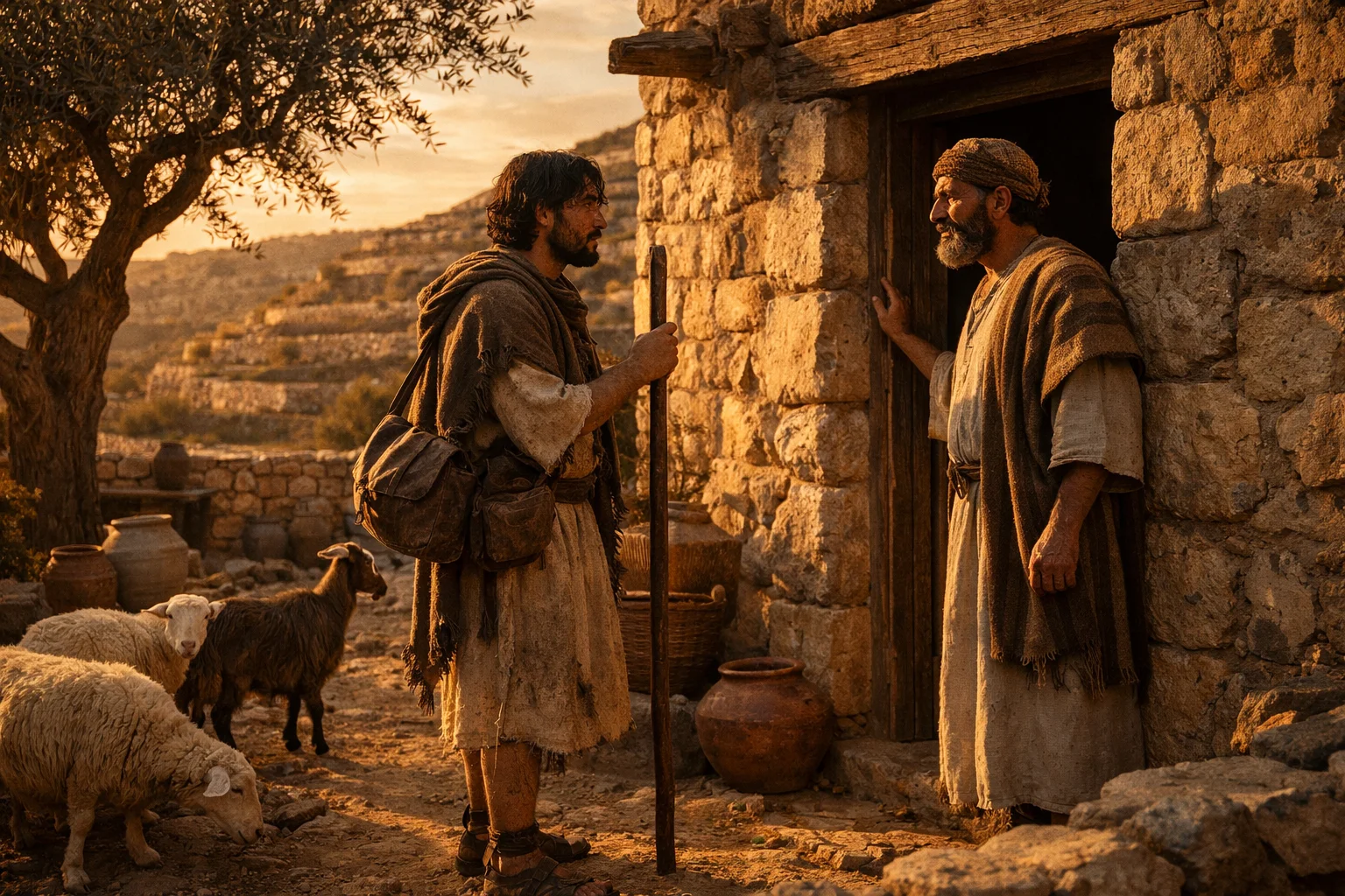 The Wandering Levite Arrives