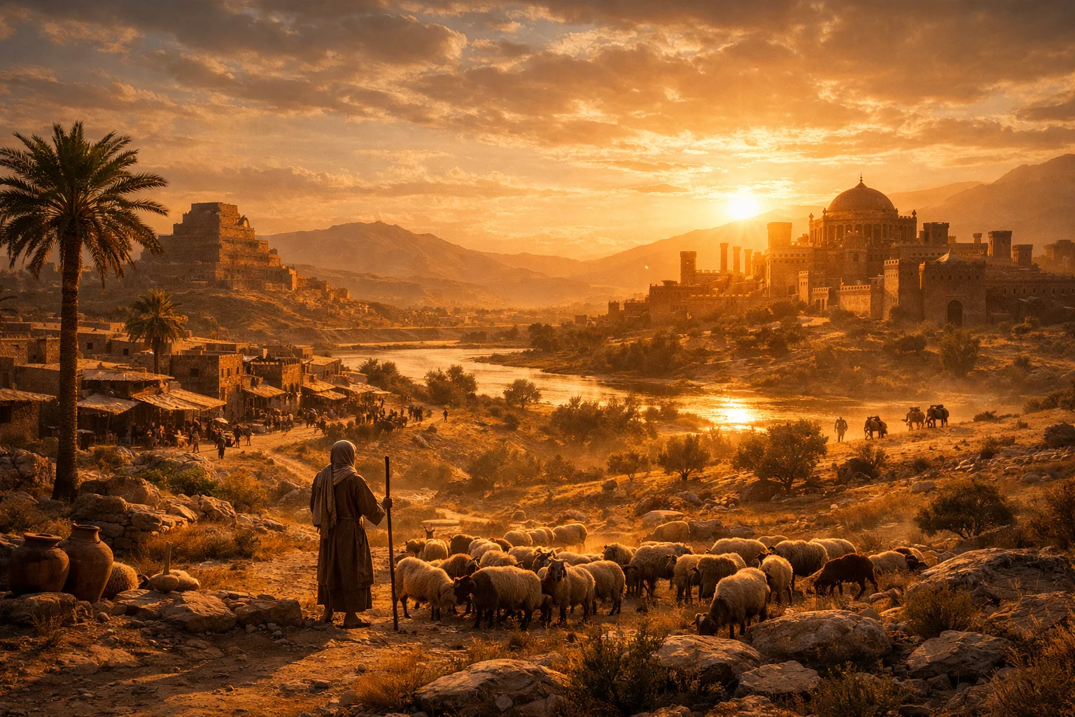 Departure at Dusk toward Gibeah