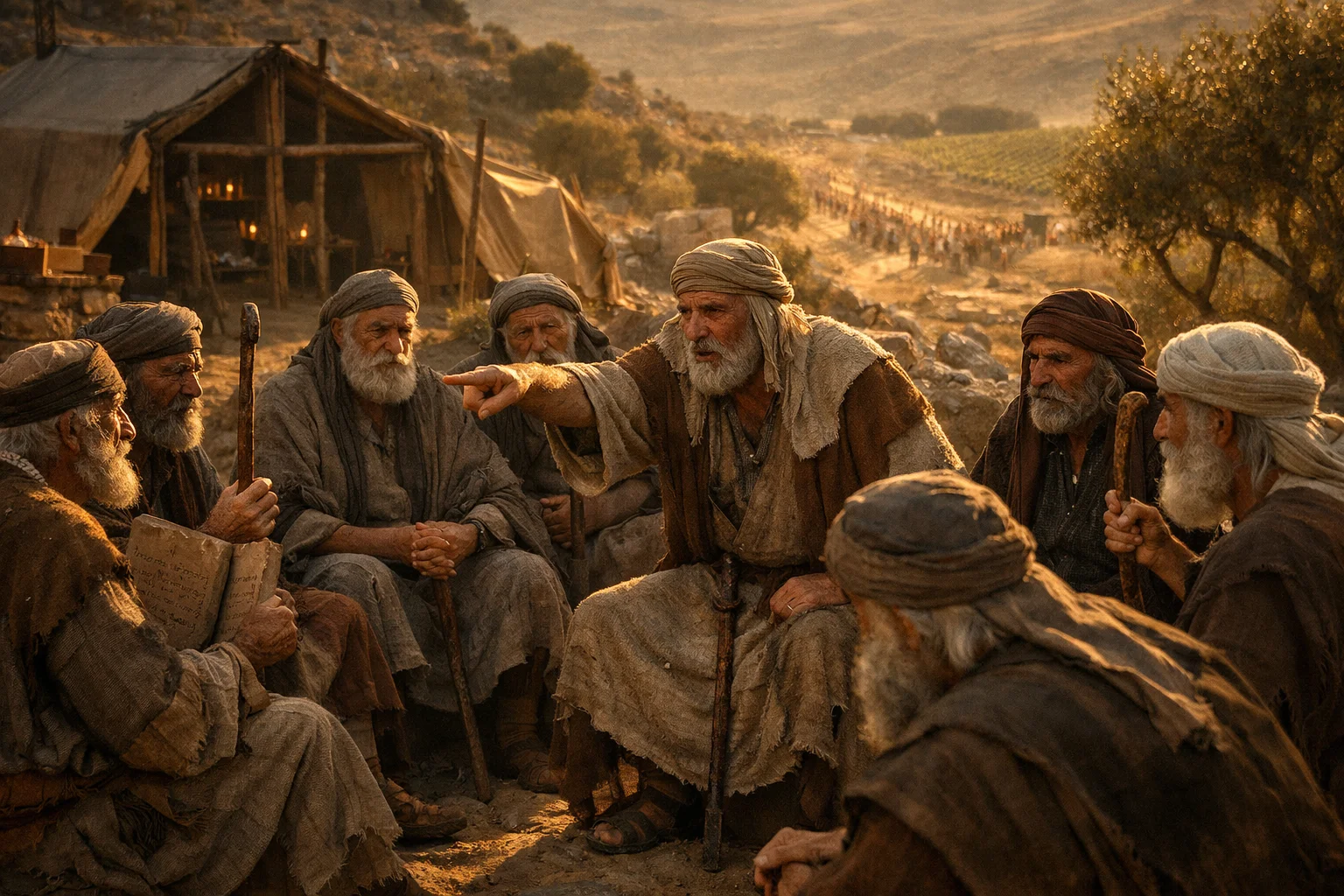 The Elders' Plan at Shiloh