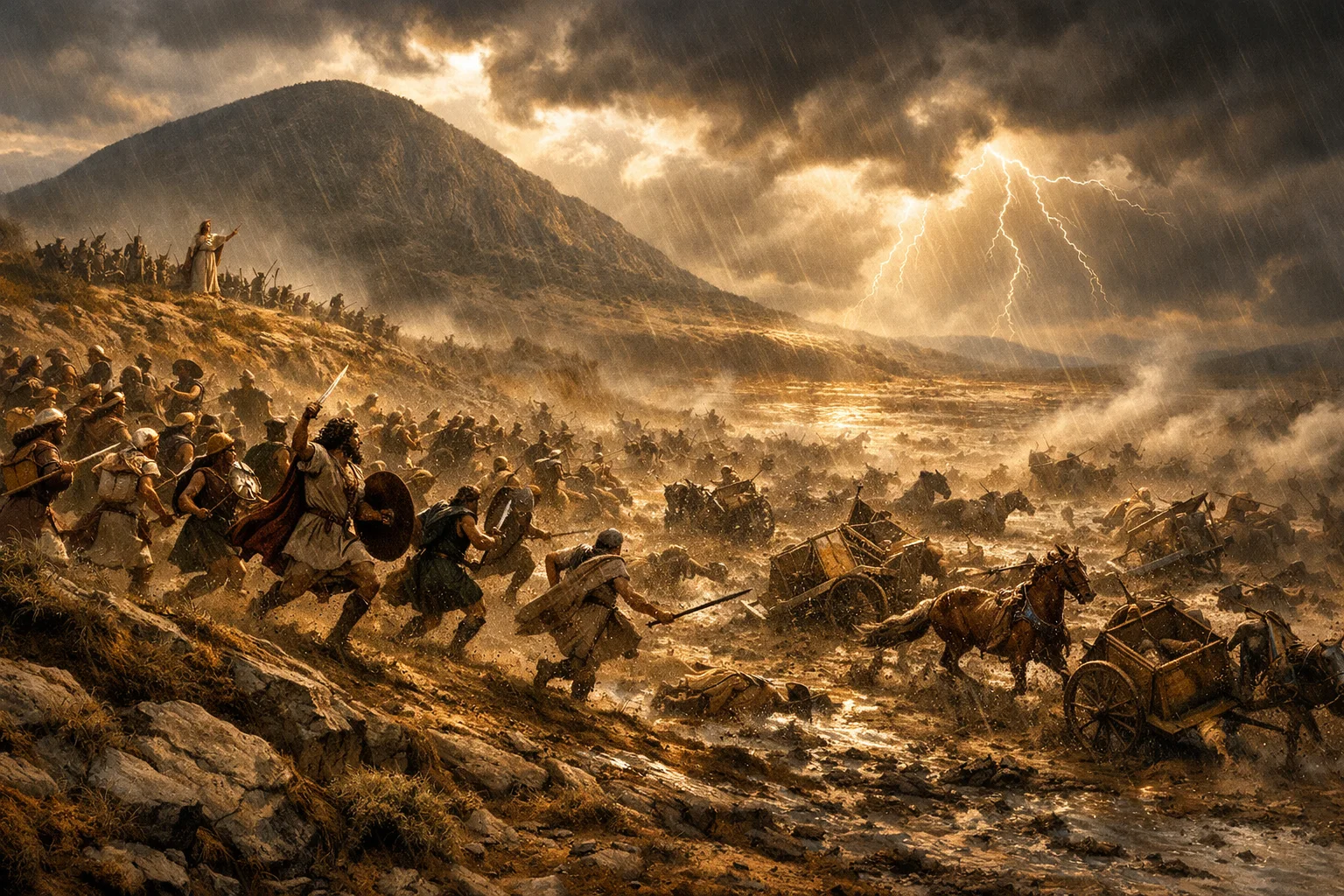 The Charge Down Mount Tabor