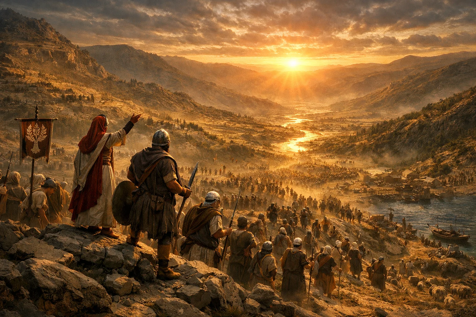 The Tribes Gather for Battle