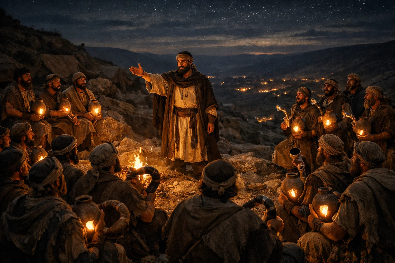 Torches Hidden in Jars