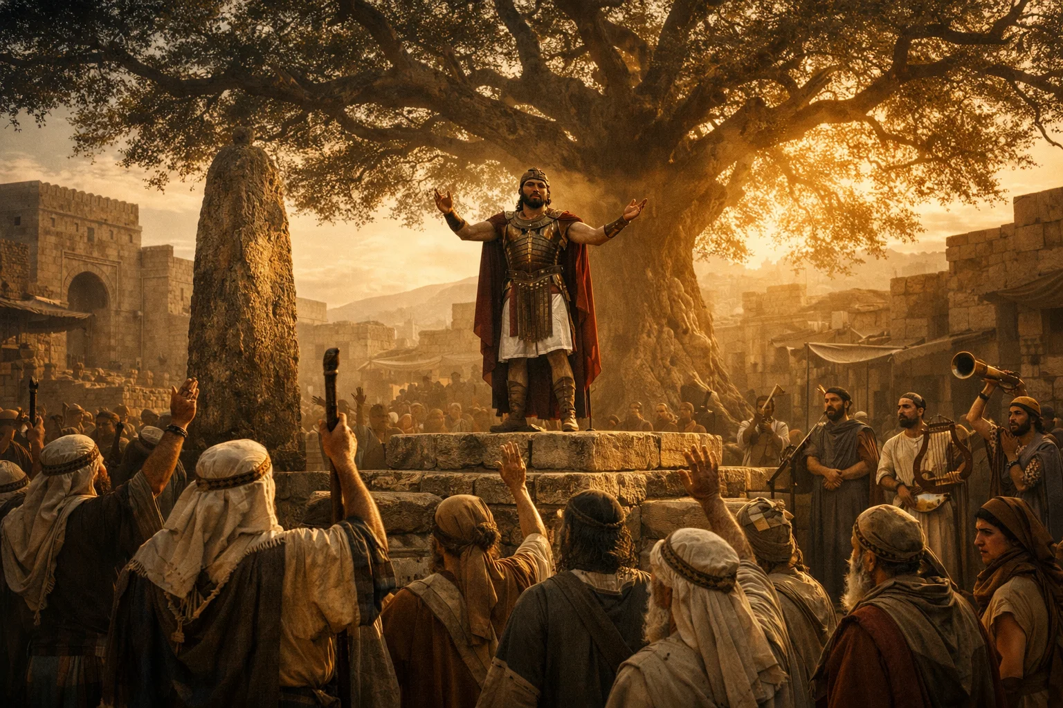 Abimelek Crowned at Shechem