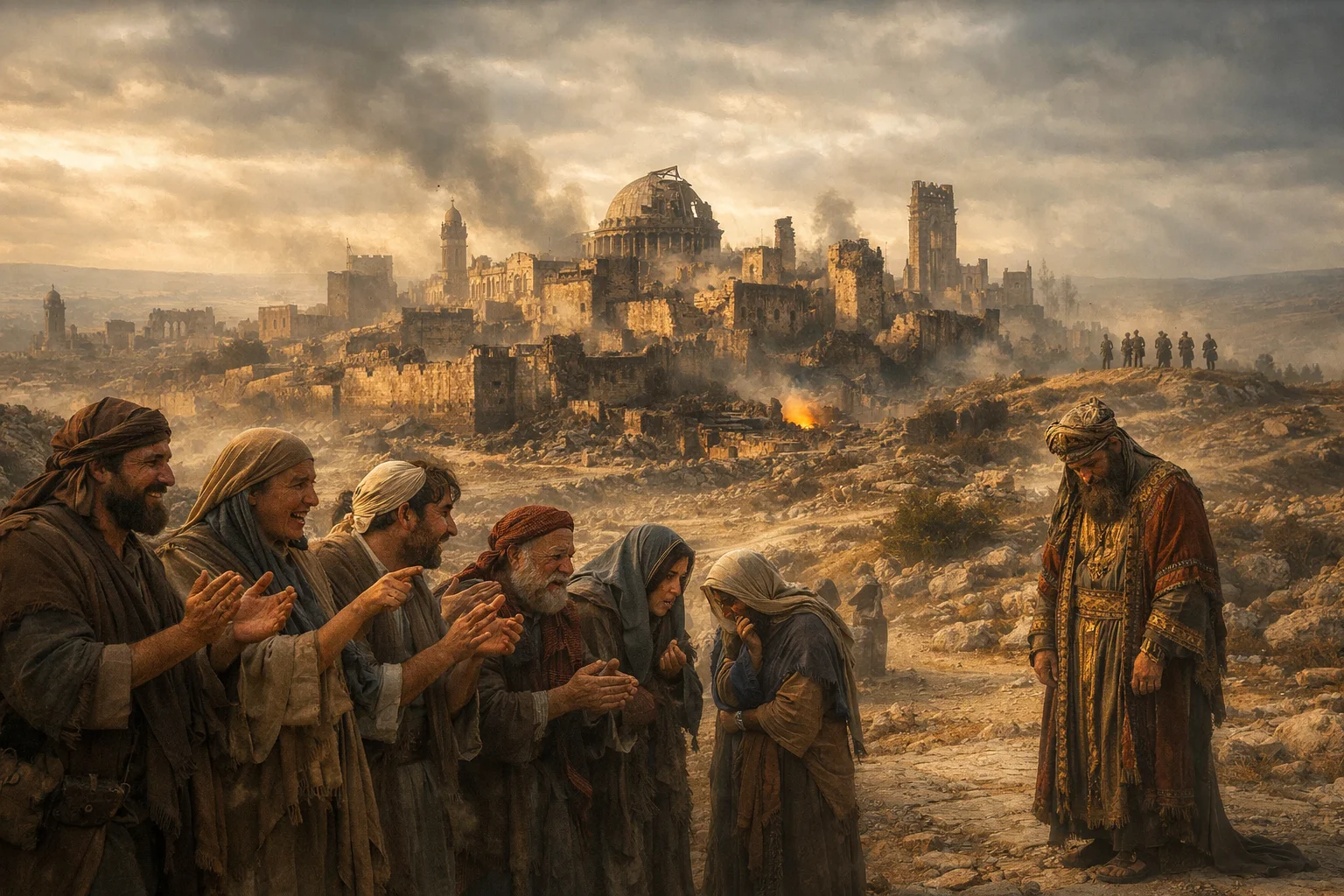 The City Mocked by Passersby