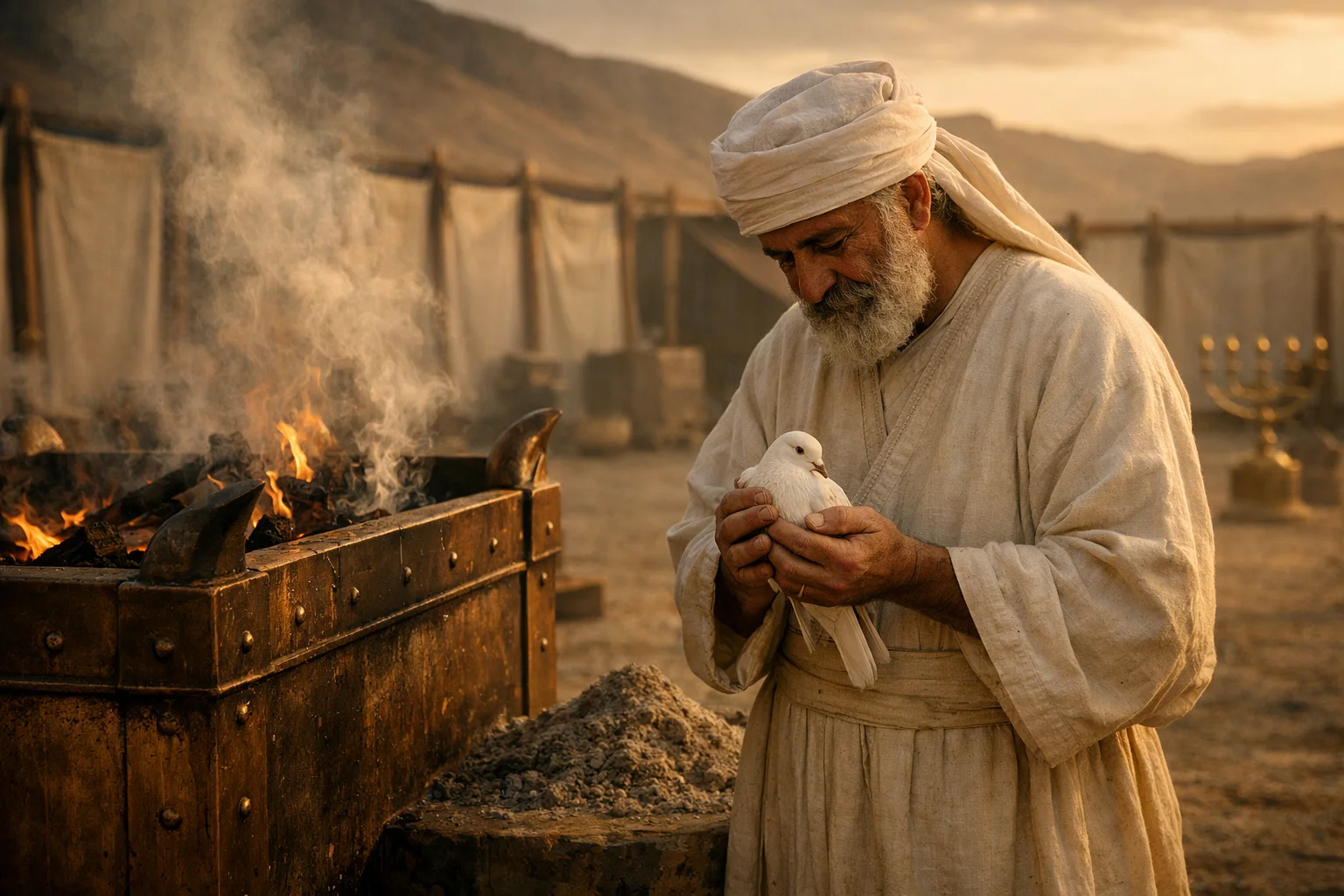 The Bird Offering by the Altar