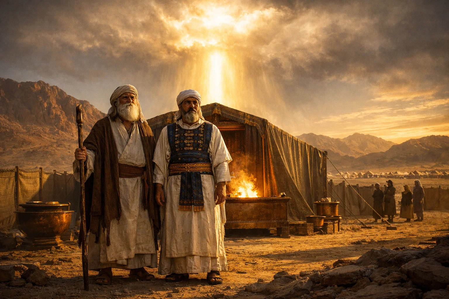 Moses and Aaron Receive the Dietary Law