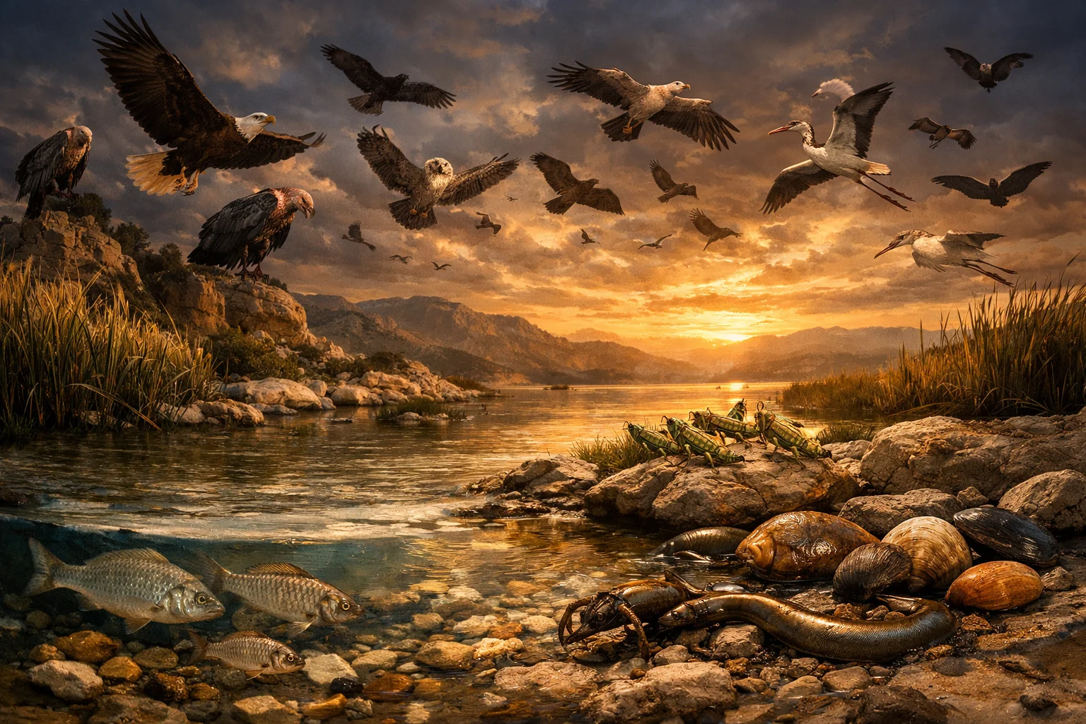 Waters and Skies Divided