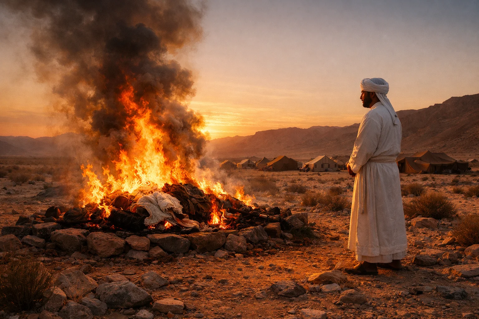 Burning the Defiled Garment