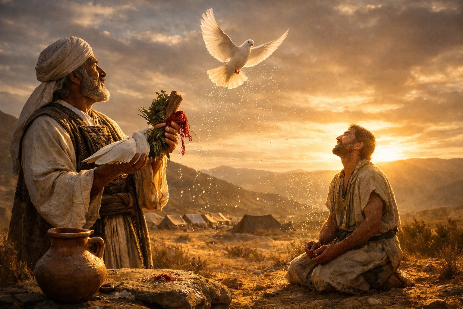 The Living Bird Released in the Open Field