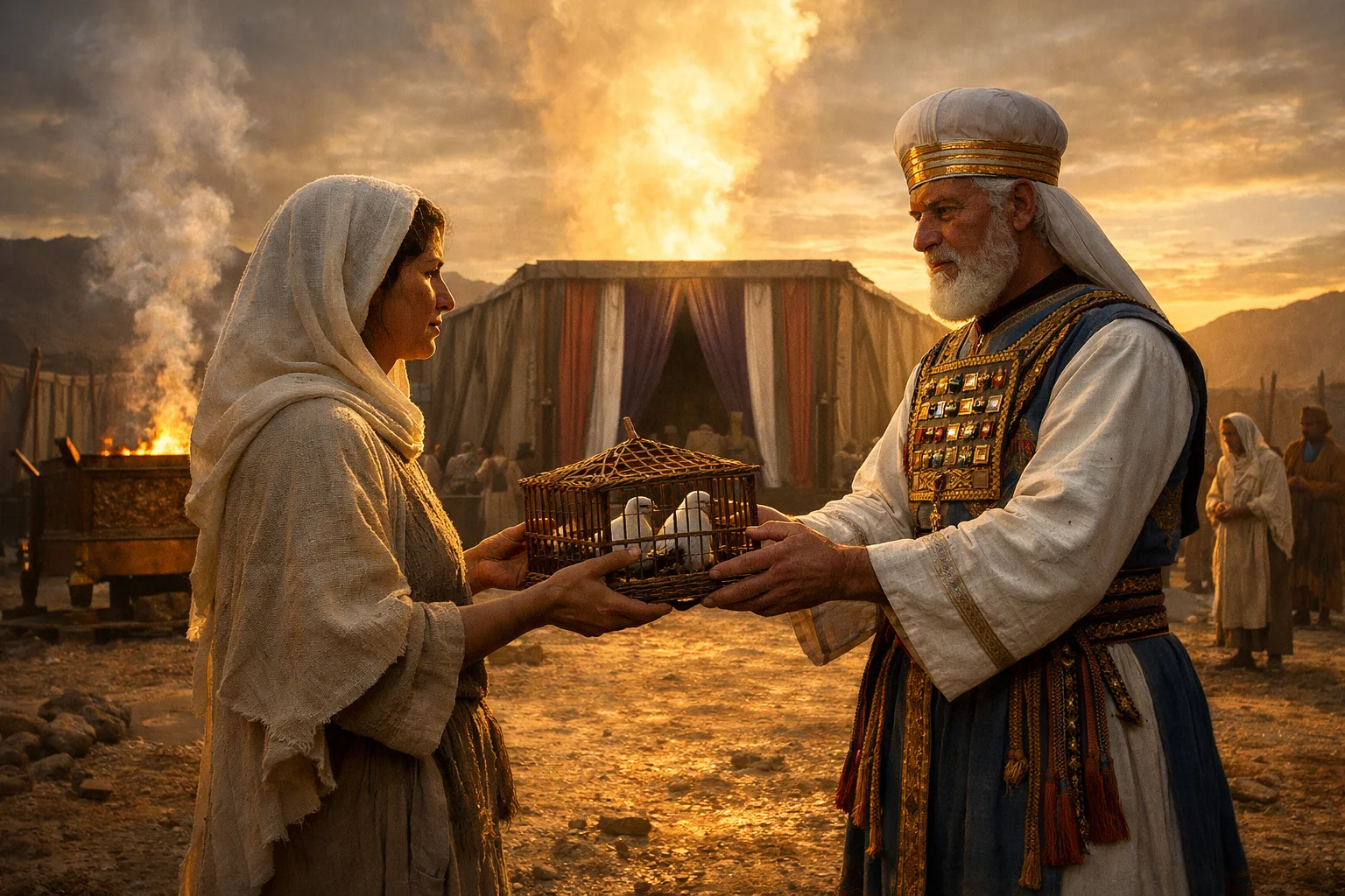 The Eighth Day Offering at the Tent of Meeting