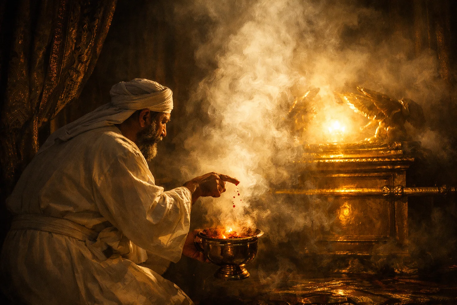 Incense Veils the Mercy Seat