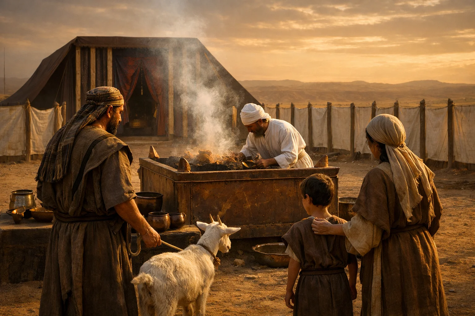 The Sacrifice Brought to the Tent of Meeting