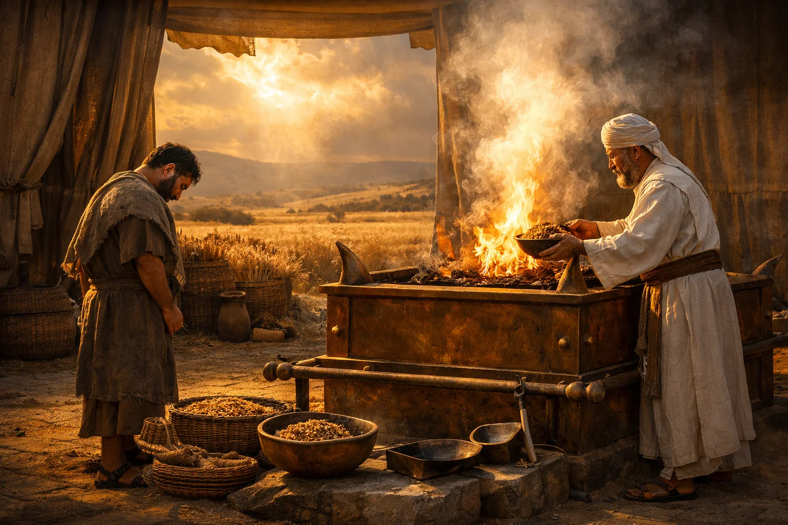 Firstfruits Roasted in the Fire