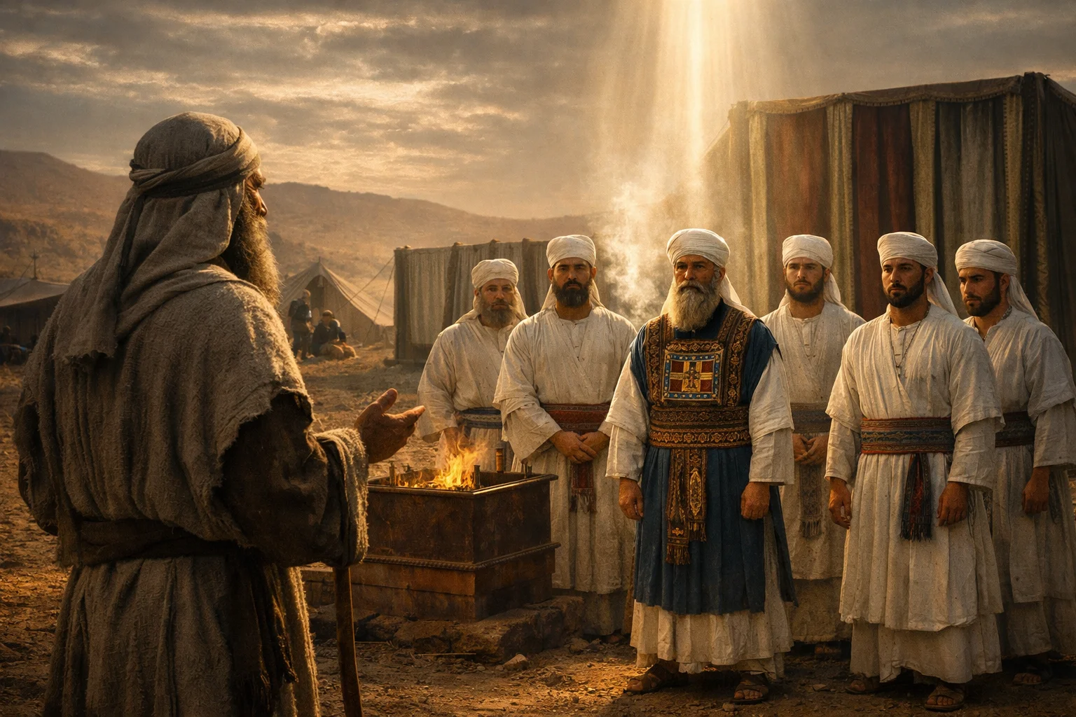 Moses Instructs the Priests on Mourning