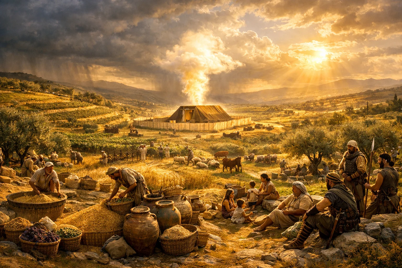 Rain, Harvest, and Peace in the Land