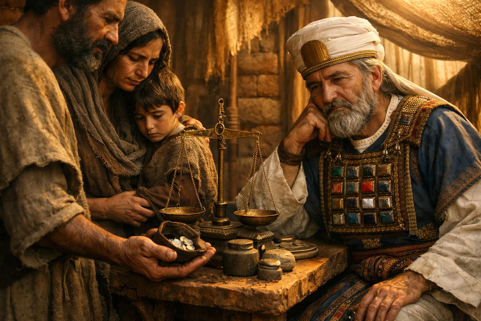 The Priest Values the Poor Worshiper