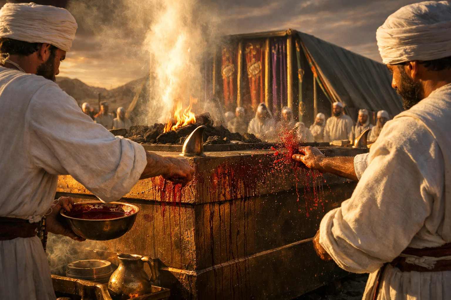 Blood at the Sides of the Altar