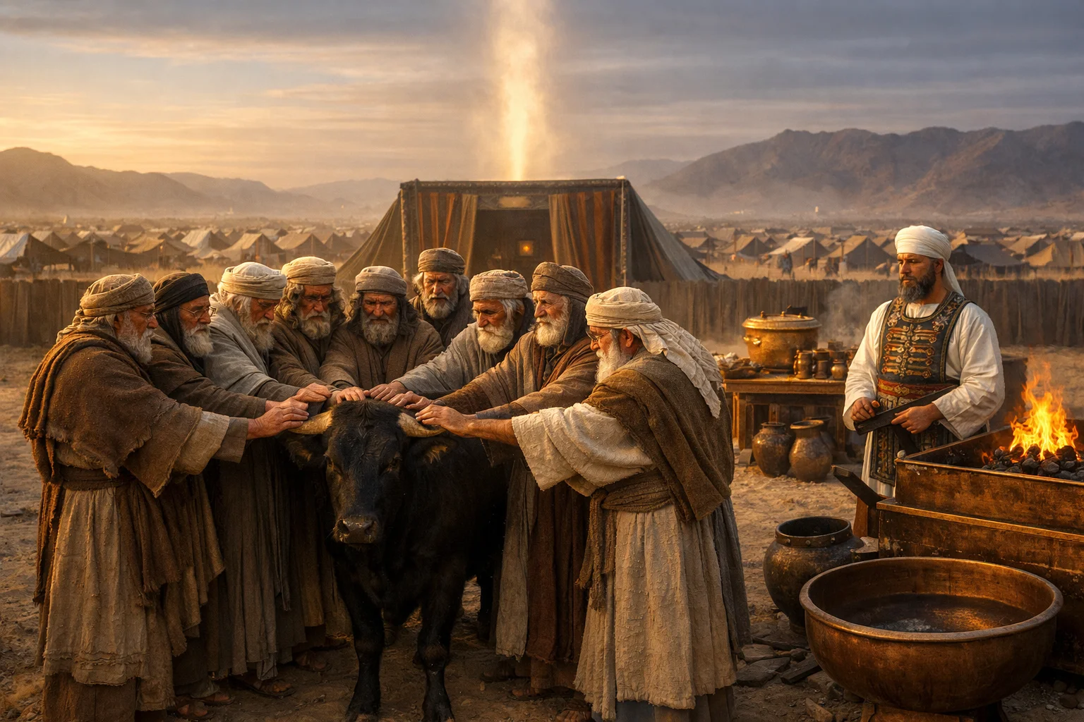 The Elders Lay Hands for the Nation