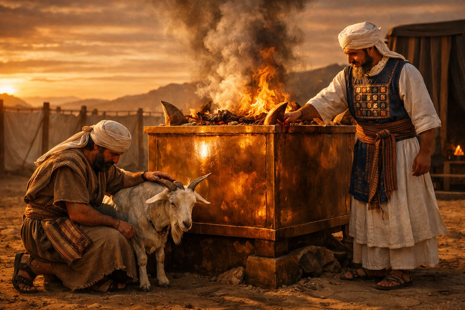The Leader’s Goat at the Bronze Altar