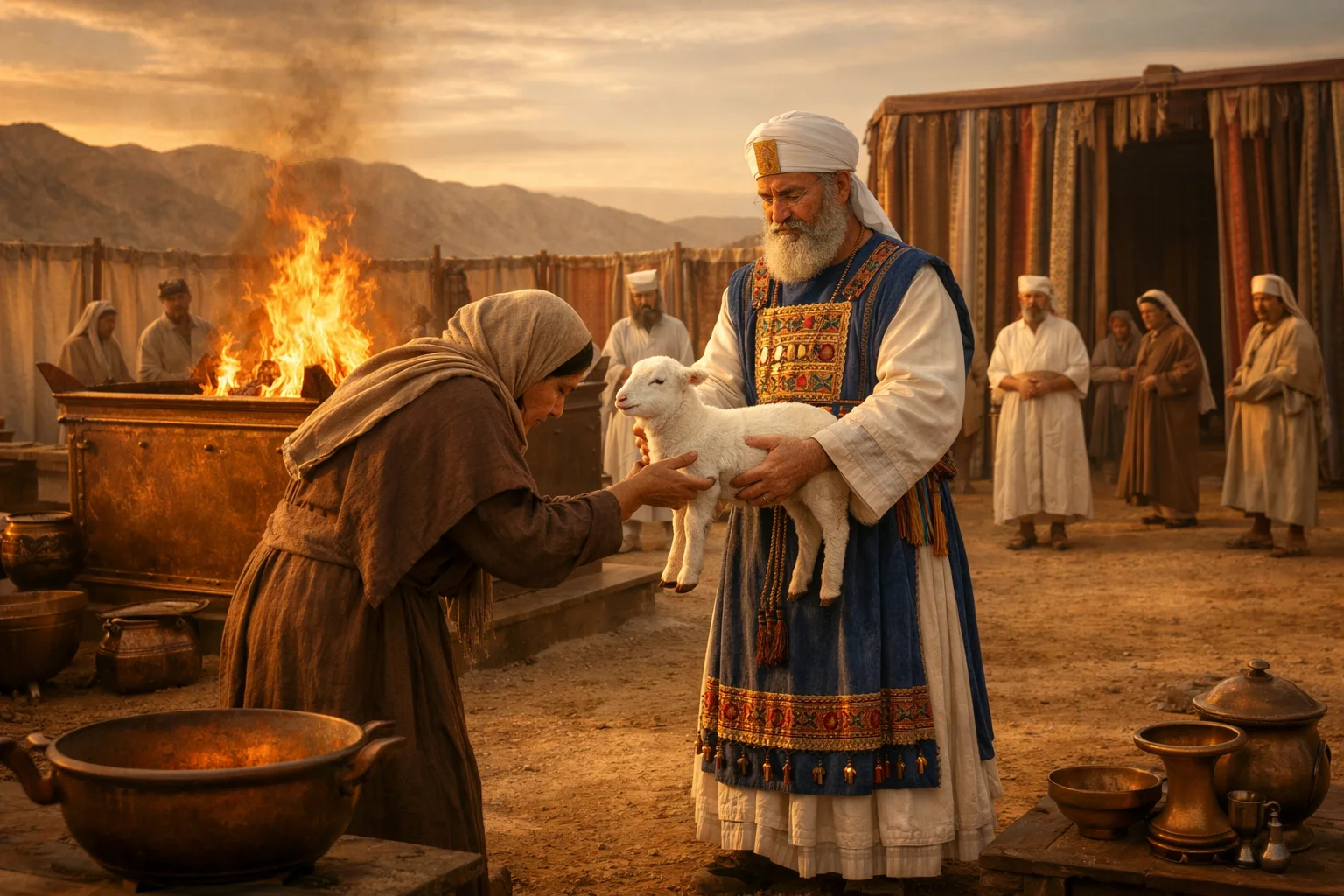 Confession and the Lamb at the Sanctuary