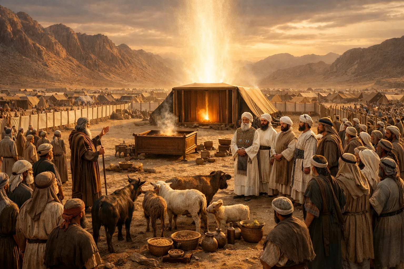 The Assembly Before the Tent