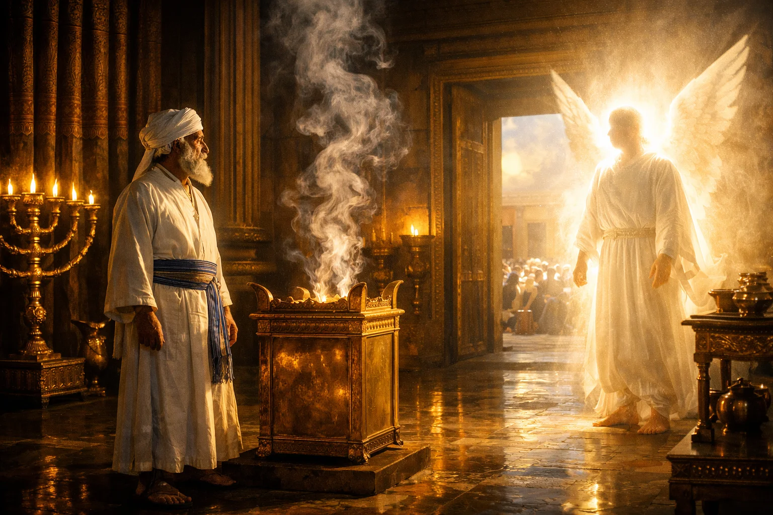 Gabriel Appears in the Temple