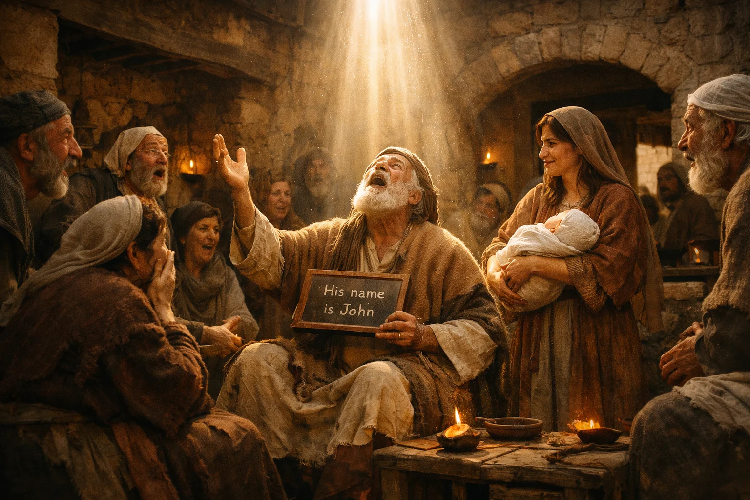 John Is Named and Zechariah Speaks