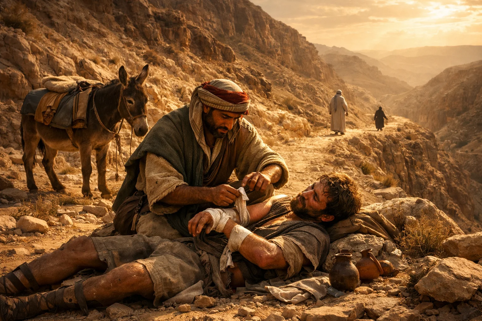 The Samaritan Shows Mercy