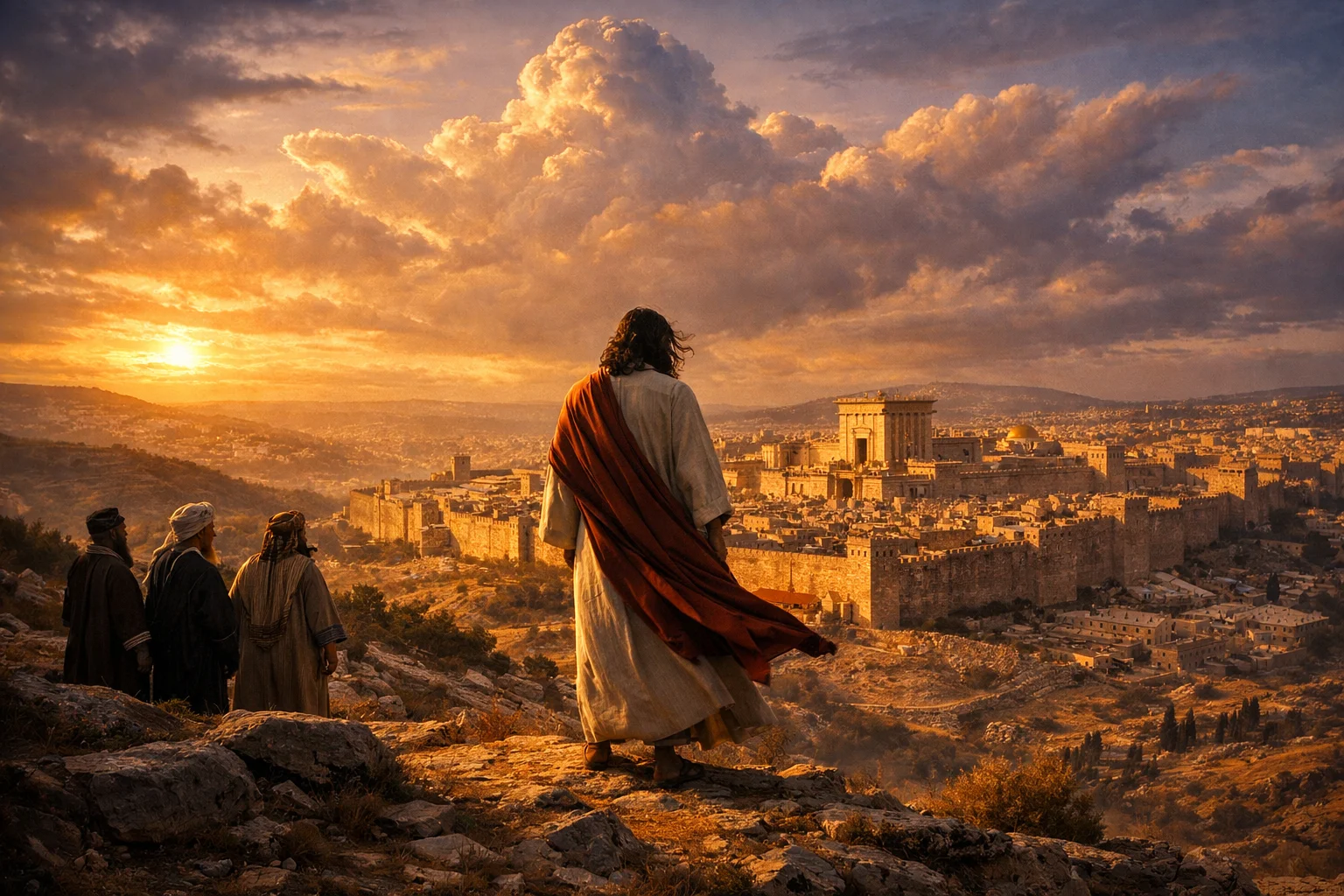 Jesus Weeps Over Jerusalem