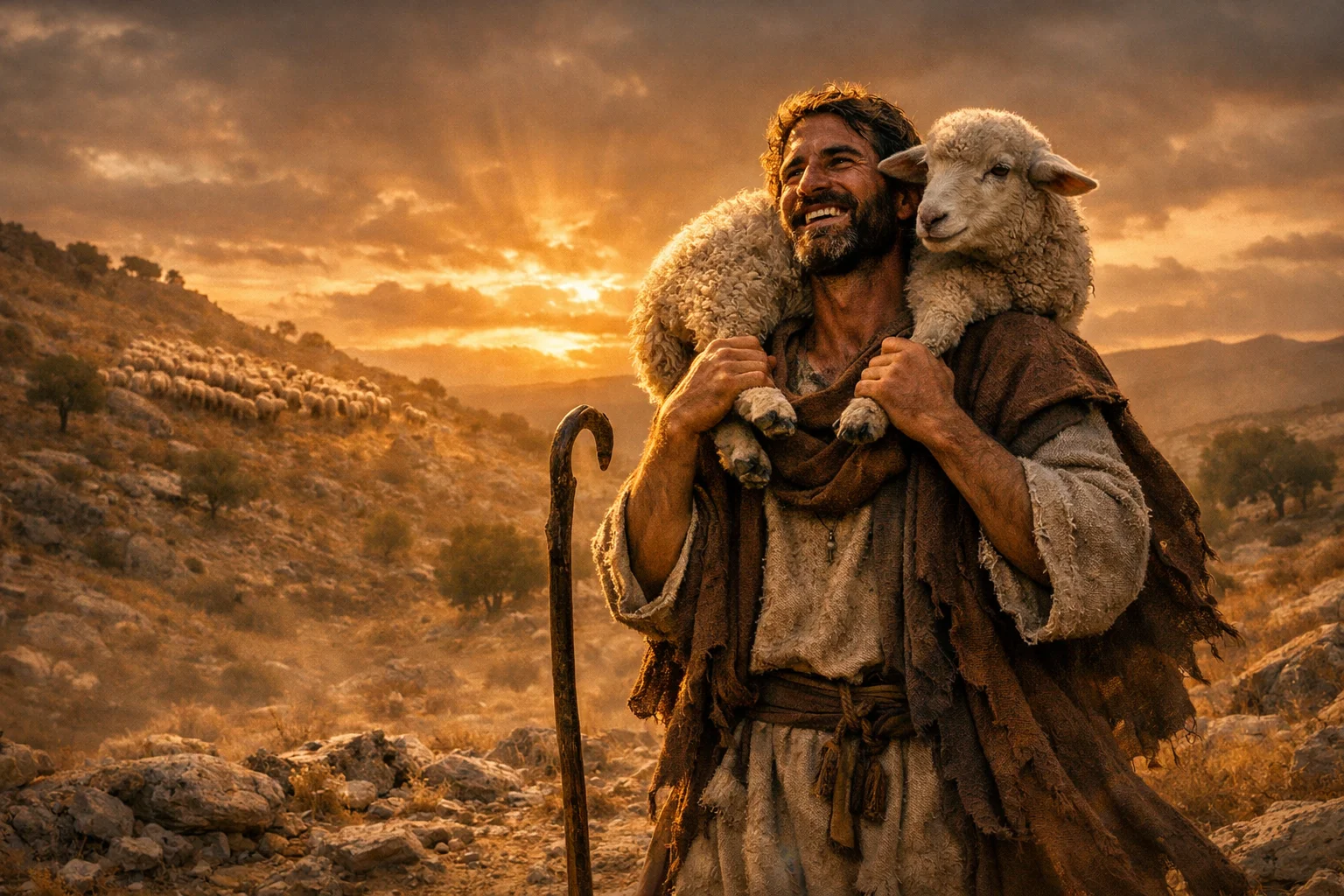 The Shepherd Finds the Lost Sheep