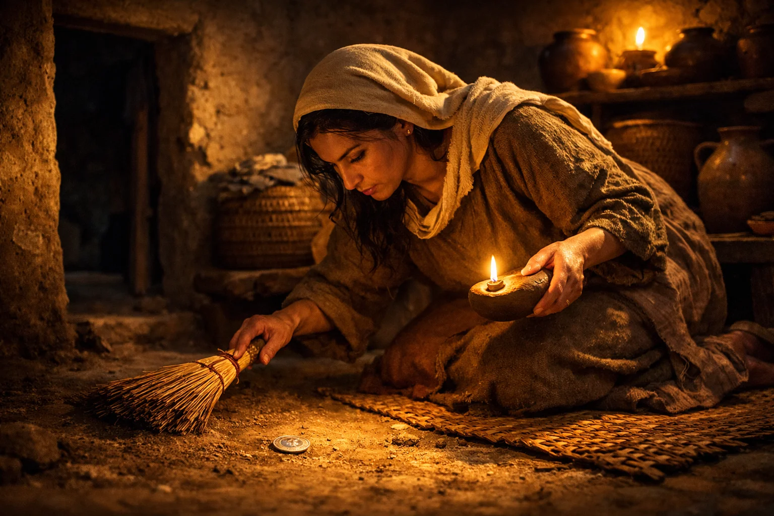 The Woman Searches for the Lost Coin