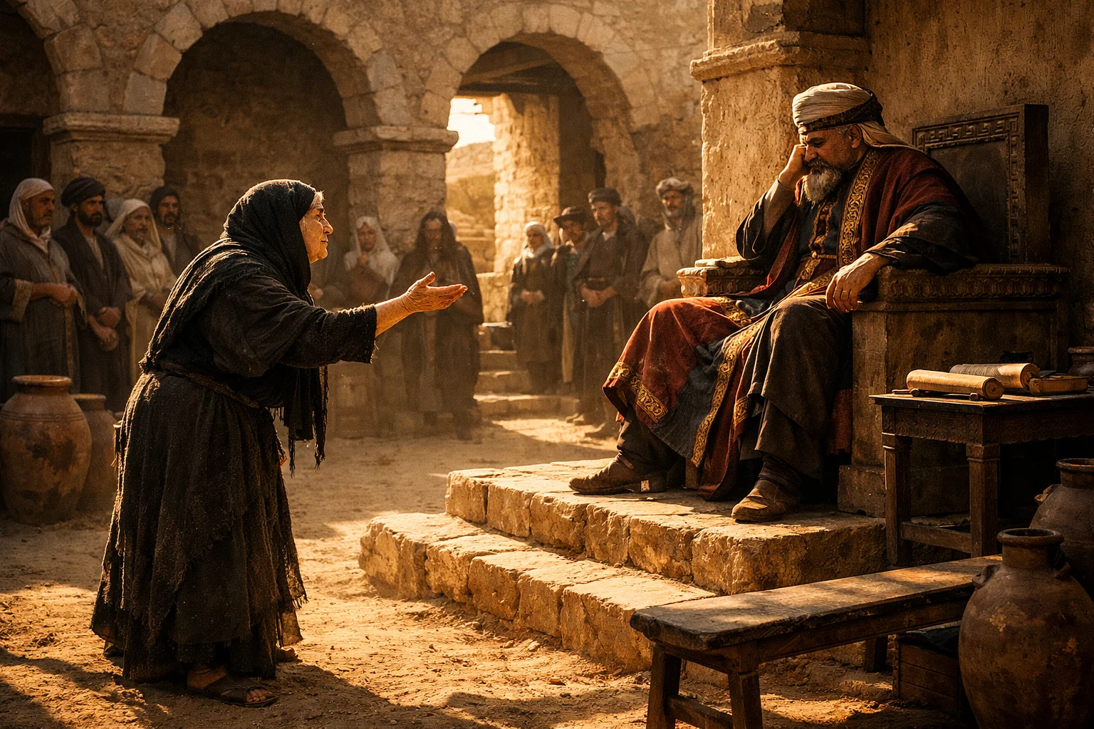 The Persistent Widow Before the Judge